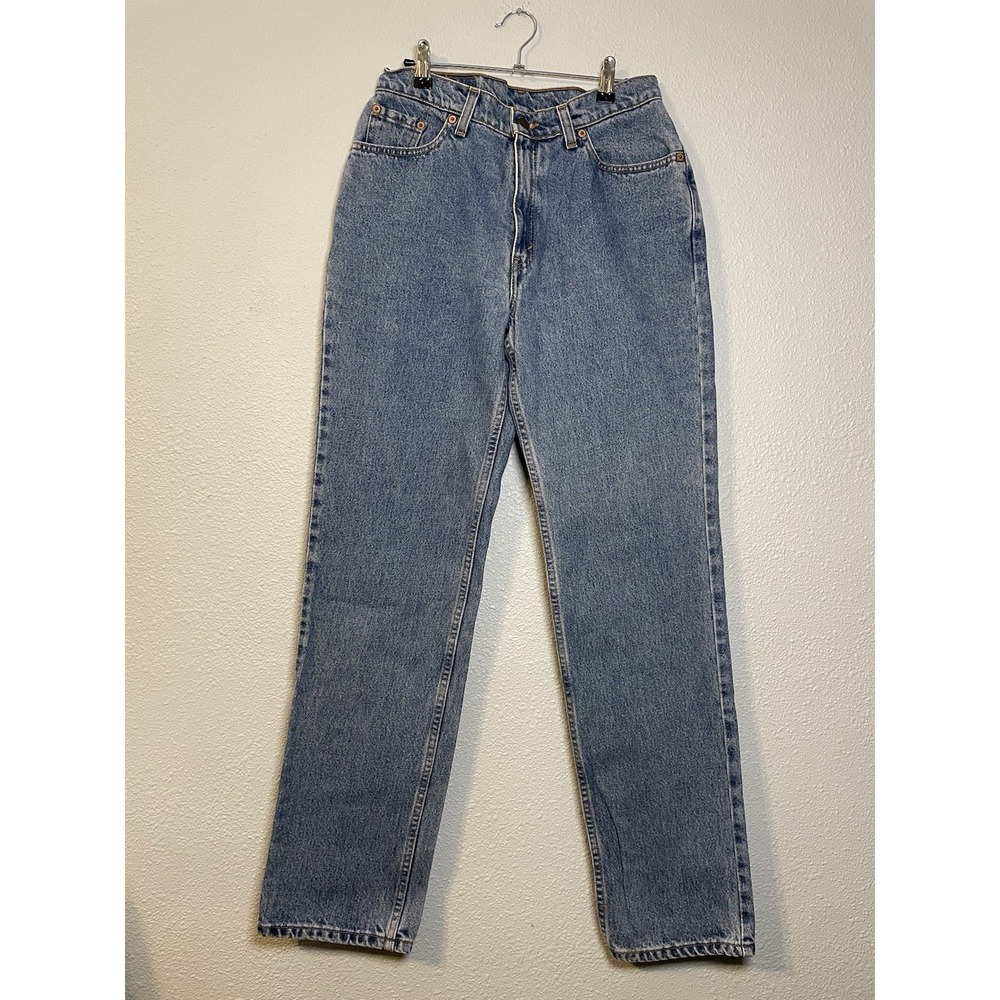 Vintage 90s Levi's 512 Jeans 11 Long Slim Fit Straight‎ Leg USA Denim